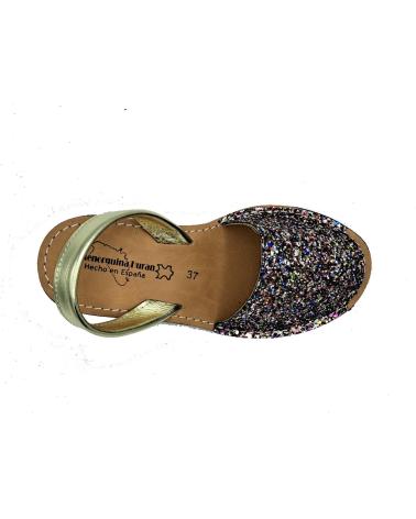 Sandali per Donna CALZADOMANIA MENORQUINA CUNA GLITTER ORO