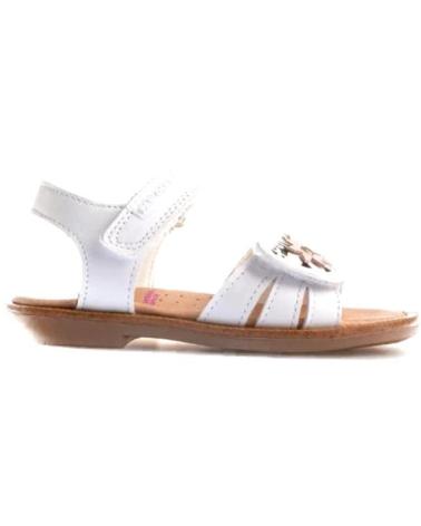 Sandalen für Mädchen PABLOSKY - SANDALIA VELCRO FLORES OLIMPO BLANCO