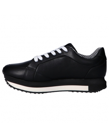 TÊNIS PEPE JEANS ZION PLS30907 PRETOS COM CADARÇOS BRANCOS 999 BLACK