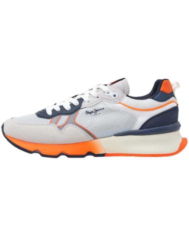 Sportschuhe für Herren PEPE JEANS ZAPATILLAS BRIT PRO NEON M WHITE