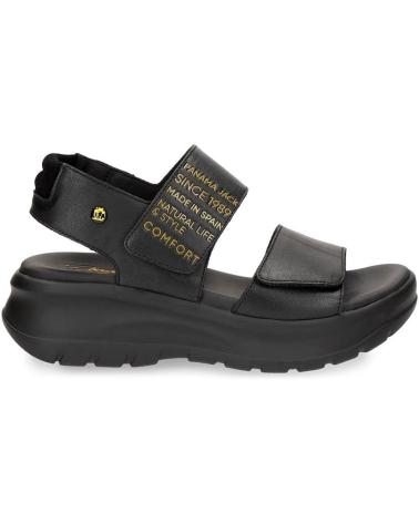 Sandalias de Mujer panama jack NOAH B1 NAPA NEGRO - BLACK