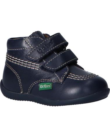 Bottines pour Garçon KICKERS 653119-10 BILLY 10 MARINE