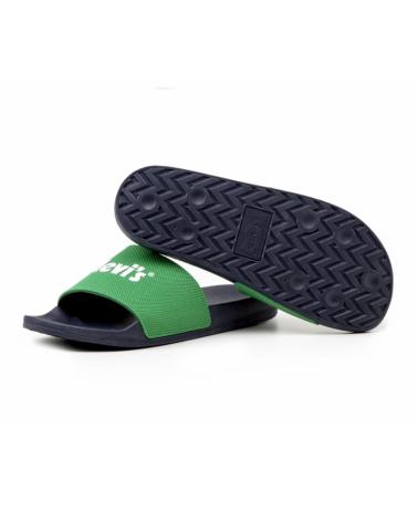 TONGS LEVIS LOGO VERTES AVEC SEMELLE FONCÉE 33 GREEN