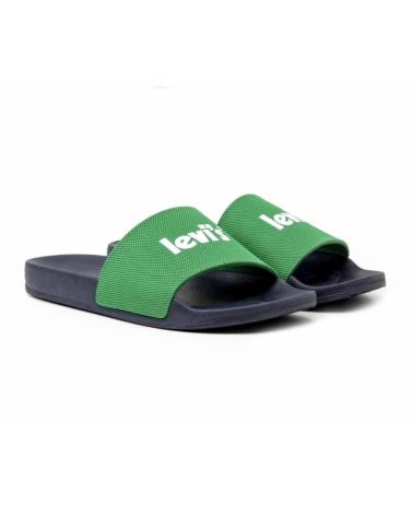 TONGS LEVIS LOGO VERTES AVEC SEMELLE FONCÉE 33 GREEN