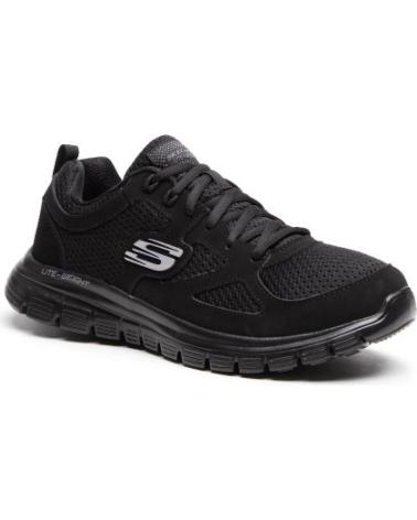 SKECHERS AGOURA 52635 BBK - ZAPATILLAS DEPORTIVAS NEGRAS NEGRO
