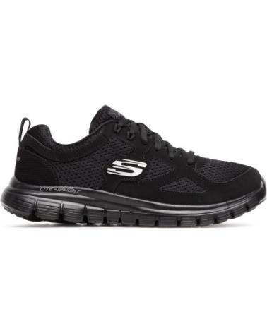 SKECHERS AGOURA 52635 BBK - SCARPE DA GINNASTICA NERE NEGRO
