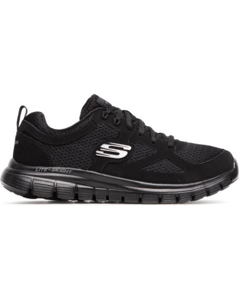 SKECHERS AGOURA 52635 BBK - ZAPATILLAS DEPORTIVAS NEGRAS NEGRO