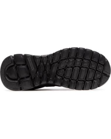 SKECHERS AGOURA 52635 BBK - ZAPATILLAS DEPORTIVAS NEGRAS NEGRO
