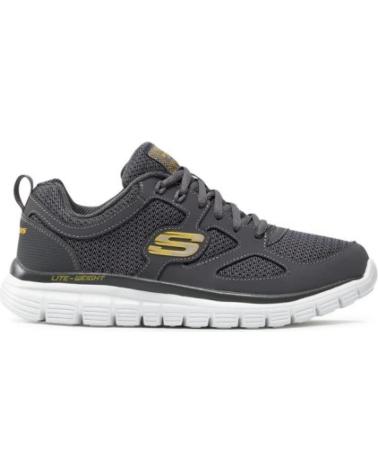 Zapatillas-Deporte-De-Hombre-SKECHERS-BURNS-AGOURA-52635-CHAR-GRIS