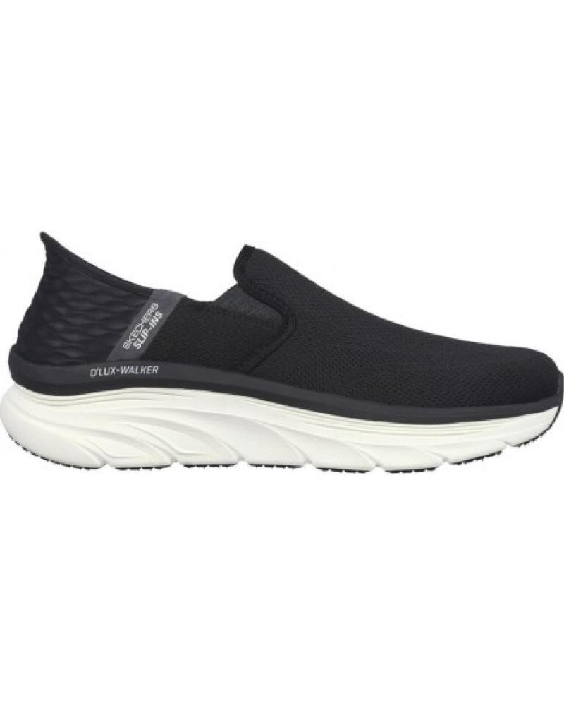 Scarpe sport per Uomo SKECHERS D LUX WALKER 232455 BLK NEGRO