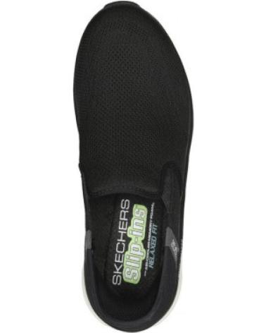 Scarpe sport per Uomo SKECHERS D LUX WALKER 232455 BLK NEGRO
