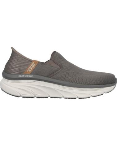 Zapatillas deporte de Hombre SKECHERS D LUX WALKER 232455 BRN GRIS