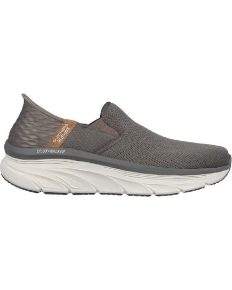 Sapatilhas de Homem SKECHERS D LUX WALKER 232455 BRN GRIS