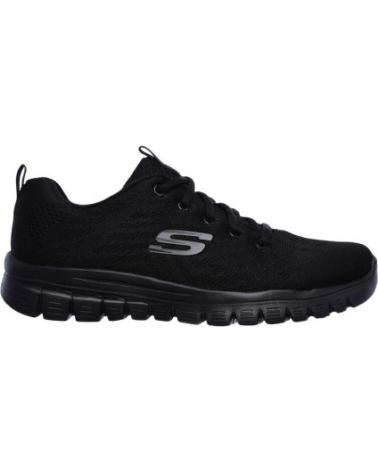 SKECHERS ZAPATOS Y ZAPATILLAS EN COLOR PARA MUJER NEGRO