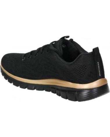 Sapatilhas de Mulher SKECHERS GRACEFUL-GEL CONN 12615 BKRG