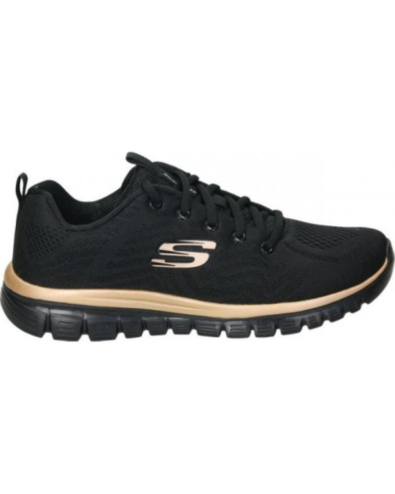 Sapatilhas de Mulher SKECHERS GRACEFUL-GEL CONN 12615 BKRG