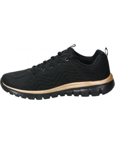 Sapatilhas de Mulher SKECHERS GRACEFUL-GEL CONN 12615 BKRG