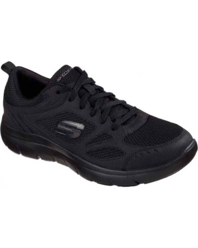 SKECHERS Sneakers Hombre South Rim Negro-Negro NEGRO