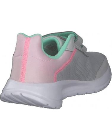 ZAPATILLAS ADIDAS TENSAUR RUN HO6379 GRIS-ROSA CON TIRAS ADHERENTES PARA NIÑA GRIS-ROSA