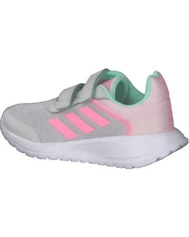 ZAPATILLAS ADIDAS TENSAUR RUN HO6379 GRIS-ROSA CON TIRAS ADHERENTES PARA NIÑA GRIS-ROSA