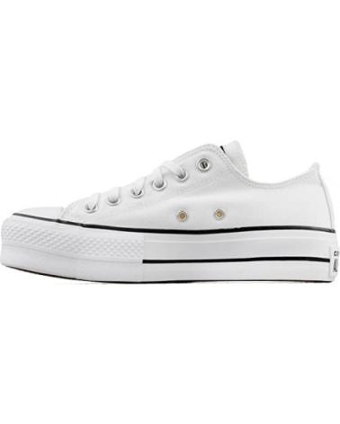 CONVERSE - ALL STAR PLATFORM 560251C - ZAPATILLAS DE LONA CON PLATAFO BLANCO