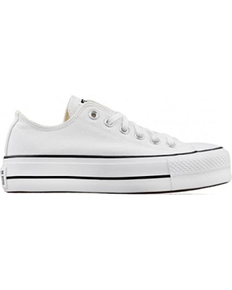 CONVERSE - ALL STAR PLATFORM 560251C - ZAPATILLAS DE LONA CON PLATAFO BLANCO