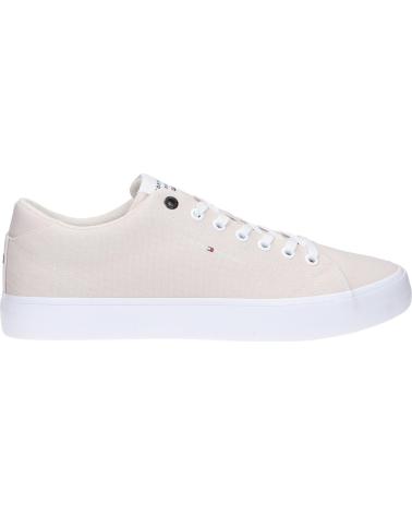 Scarpe sport per Uomo TOMMY HILFIGER FM0FM04686 TH HI VULC CORE AC0 WEATHERED WHITE