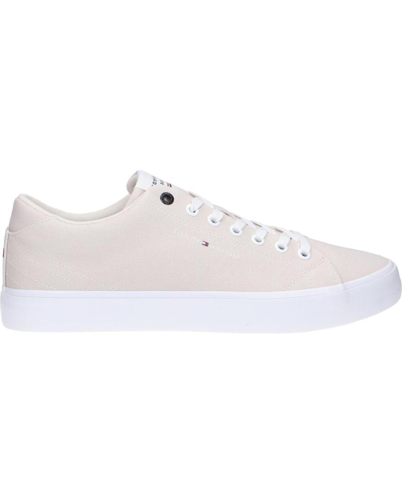 Scarpe sport per Uomo TOMMY HILFIGER FM0FM04686 TH HI VULC CORE AC0 WEATHERED WHITE