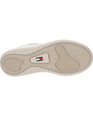 Scarpe sport per Donna TOMMY HILFIGER EN0EN02208 TJW RETRO BASKET FLATFORM YBI IVORY - BLEACHED