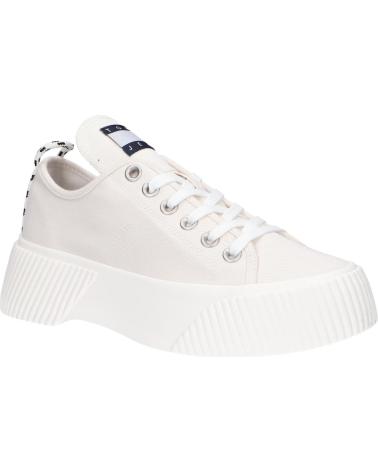 Scarpe sport per Donna TOMMY HILFIGER EN0EN02202 TJW VULC PLAT LC YBI IVORY