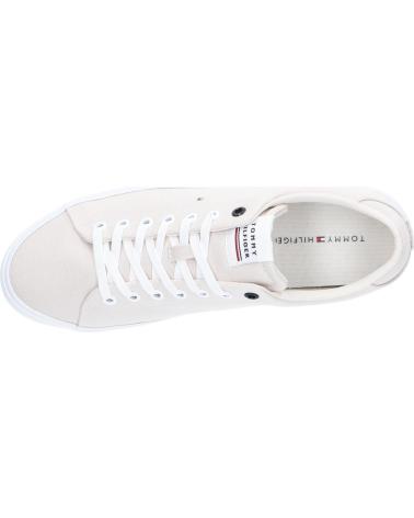 Scarpe sport per Uomo TOMMY HILFIGER FM0FM04686 TH HI VULC CORE AC0 WEATHERED WHITE