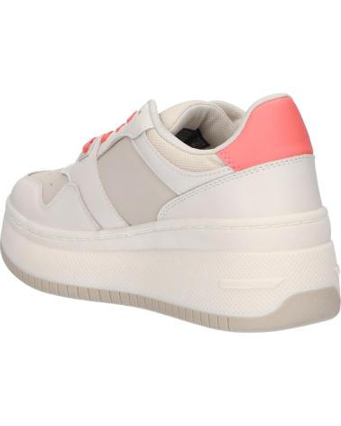 Scarpe sport per Donna TOMMY HILFIGER EN0EN02208 TJW RETRO BASKET FLATFORM YBI IVORY - BLEACHED
