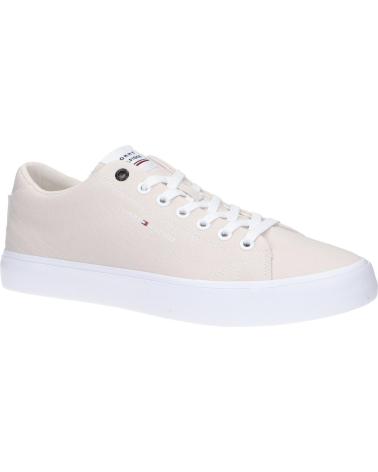Scarpe sport per Uomo TOMMY HILFIGER FM0FM04686 TH HI VULC CORE AC0 WEATHERED WHITE