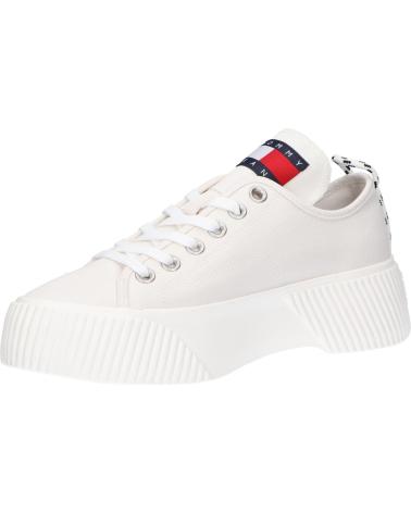 Scarpe sport per Donna TOMMY HILFIGER EN0EN02202 TJW VULC PLAT LC YBI IVORY