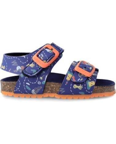 Sandali per Bambino garvalin SANDALIAS 232663 BIO ESTAMPADO AZULMARINO