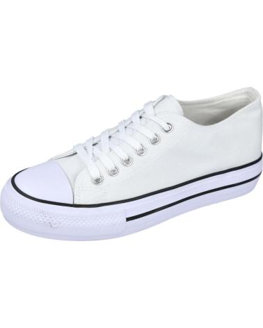 Scarpe sport per Donna L&R SHOES F220 DEPORTIVAS LONA MUJER BLANCO