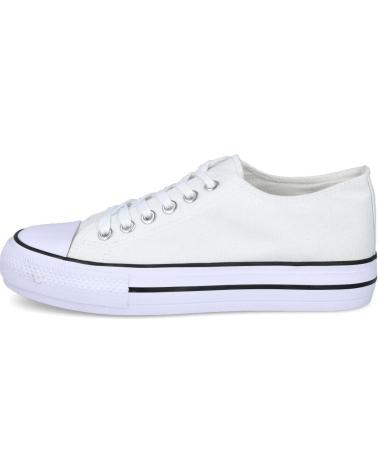 Scarpe sport per Donna L&R SHOES F220 DEPORTIVAS LONA MUJER BLANCO