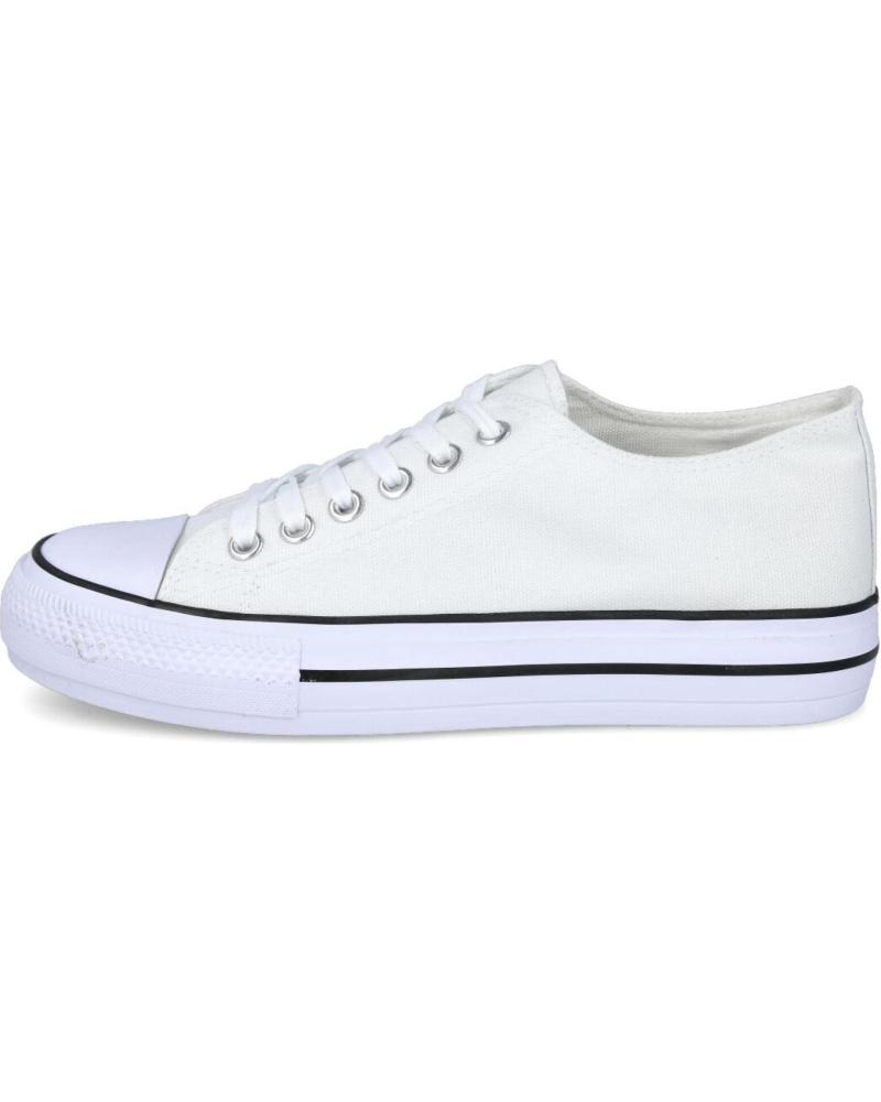 Scarpe sport per Donna L&R SHOES F220 DEPORTIVAS LONA MUJER BLANCO