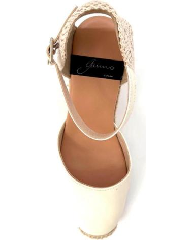 Sandales pour Femme GAIMO ALAPAGATA CUNA YUTE 8 CM BEIGE