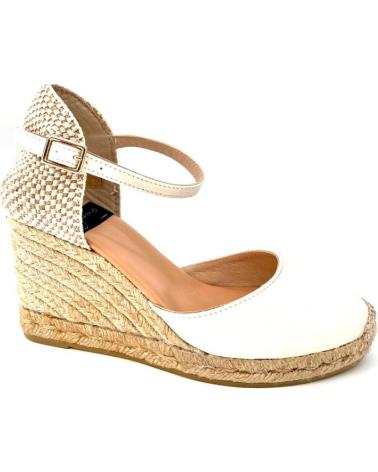 Sandalias de Mujer GAIMO ALAPAGATA CUNA YUTE 8 CM BEIGE