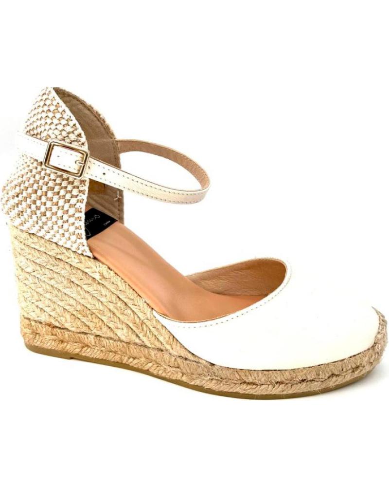 Sandales pour Femme GAIMO ALAPAGATA CUNA YUTE 8 CM BEIGE