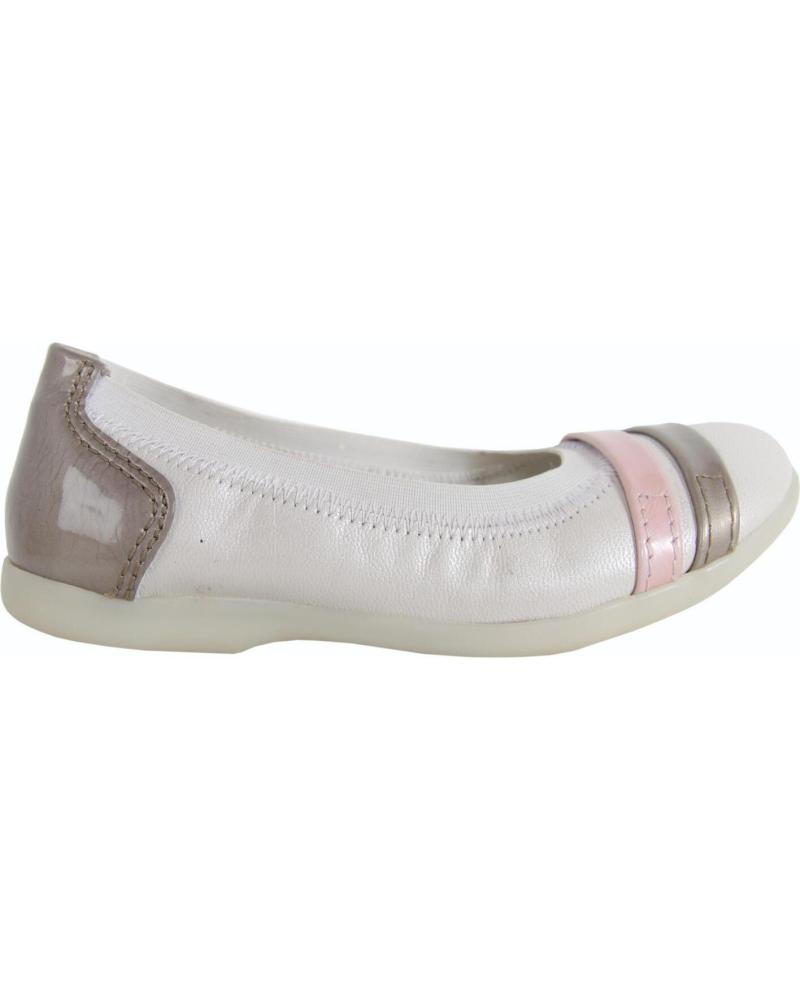 Ballerines pour Fille KICKERS 351965-30 AMBERI BLANC CASSE