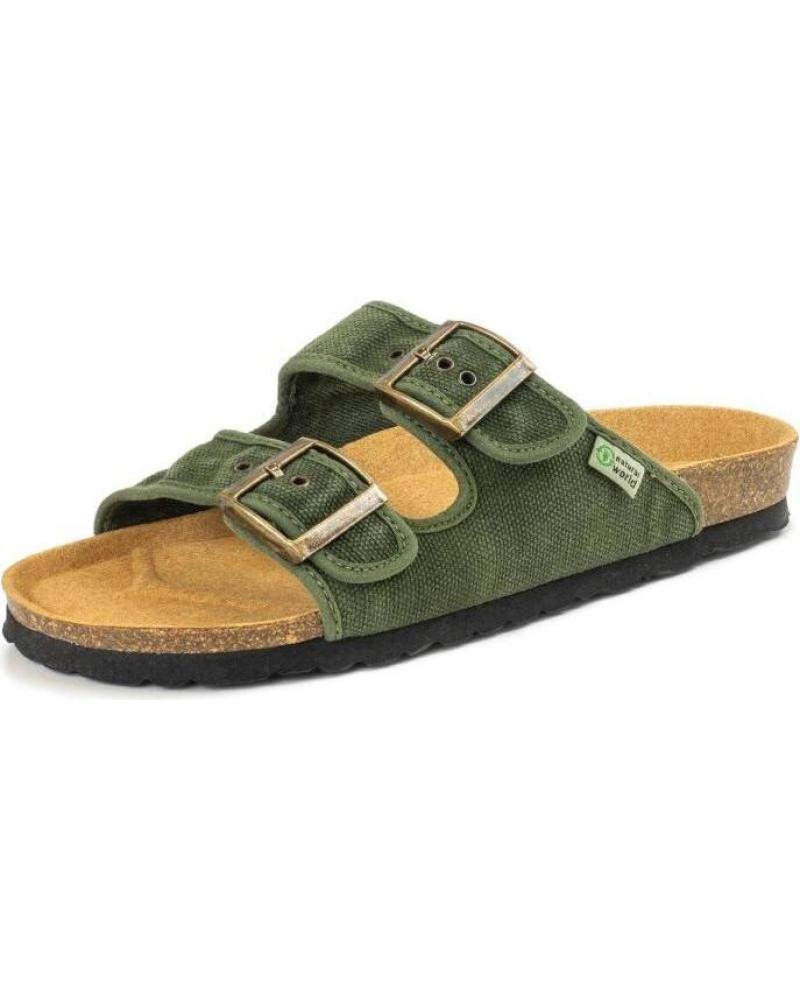 Sandalias de Mujer y Hombre NATURAL WORLD SANDALIA UNISEX BIO ANATOMICA 7001E KAKI
