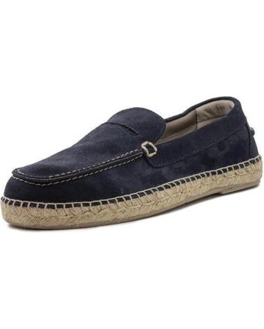 Zapatos de Hombre NATURAL WORLD 50-MOCASIN SERRAJE YUTE AZUL MARINO