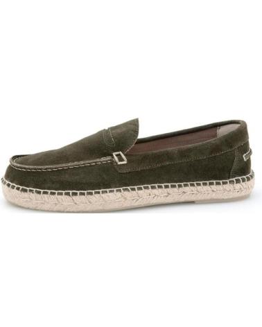 Zapatos de Hombre NATURAL WORLD 50-MOCASIN SERRAJE YUTE KAKI