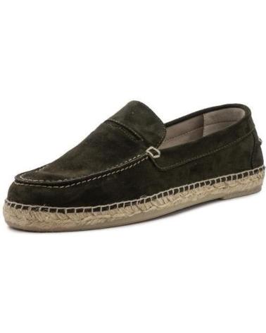 Zapatos de Hombre NATURAL WORLD 50-MOCASIN SERRAJE YUTE KAKI