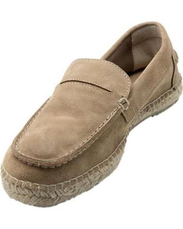 Zapatos de Hombre NATURAL WORLD 50-MOCASIN SERRAJE YUTE BEIGE