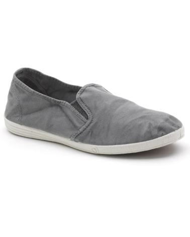 NATURAL WORLD ZAPATILLA DE HOMBRE OLD CRABE 315E H 54 CON DOS ELASTICOS EN GRIS ENZIMATICO