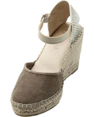Sandalias de Mujer NATURAL WORLD 50-CUNA YUTE 8 CM TIRA ENZIM BEIGE