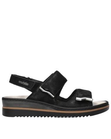 Sandales pour Femme mephisto DARCIE NUBUCK NEGRO NEGRO